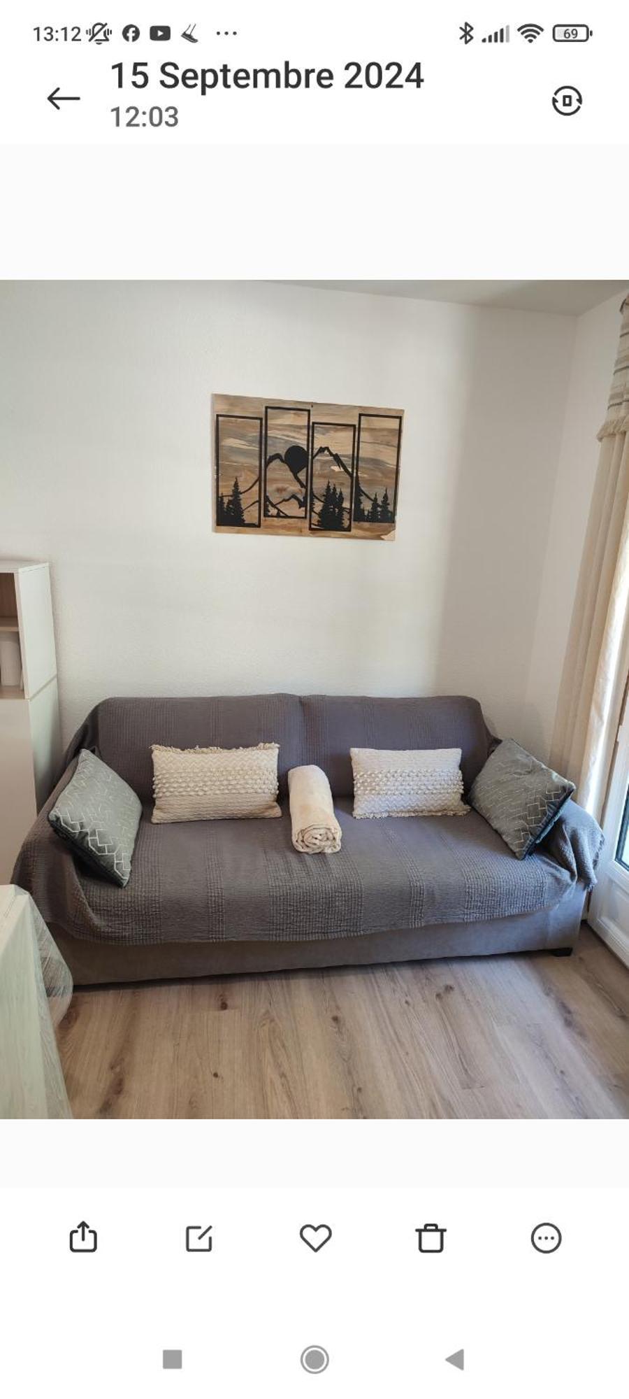 קאוטרט Charmant Appartement 4 Pers,Vue Montagne Avec Parking Prive Et Balcon מראה חיצוני תמונה